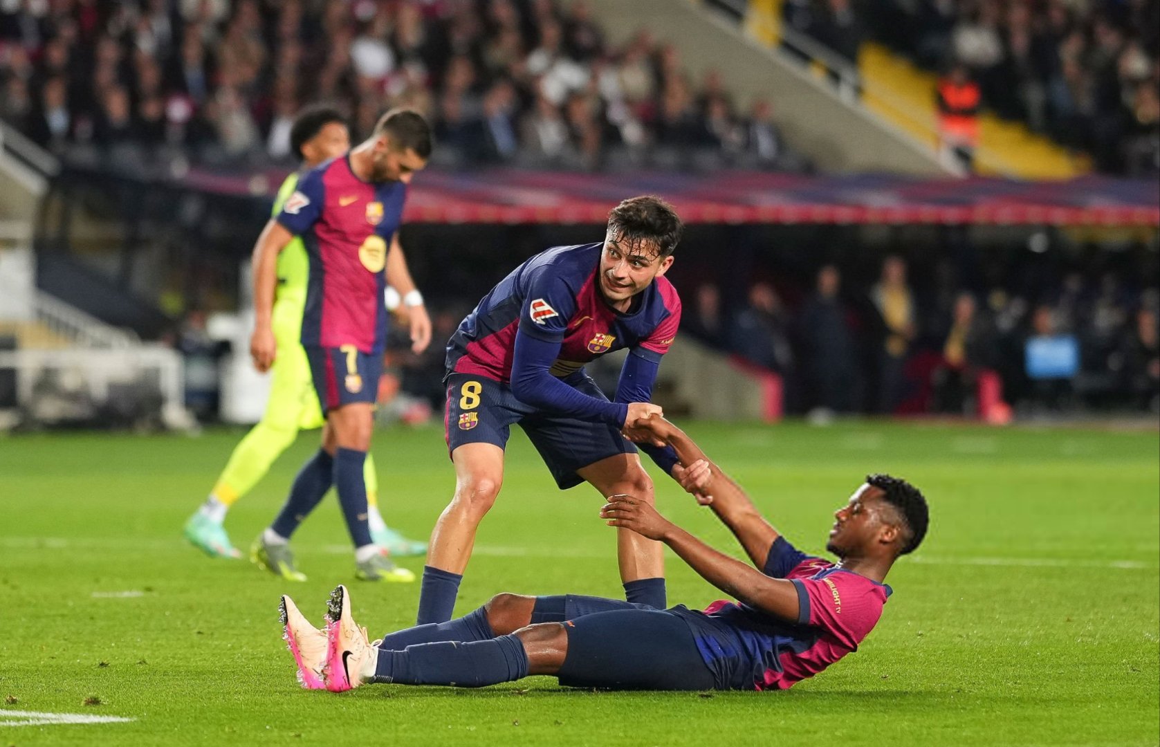 比赛中球员之间发生口角冲突